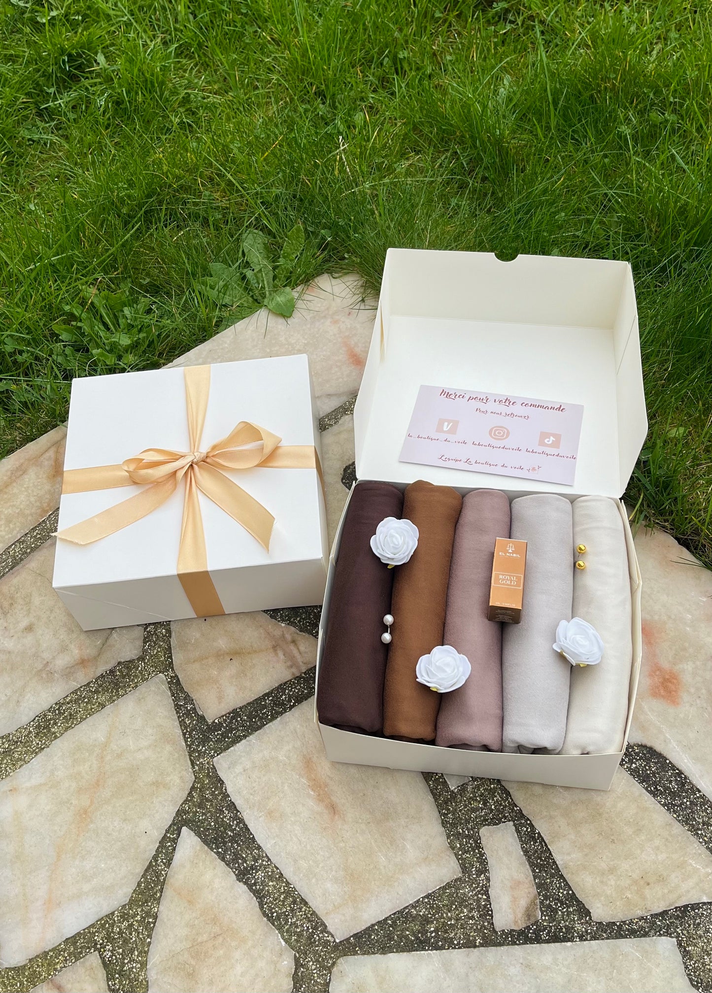 Coffret de cinq voiles