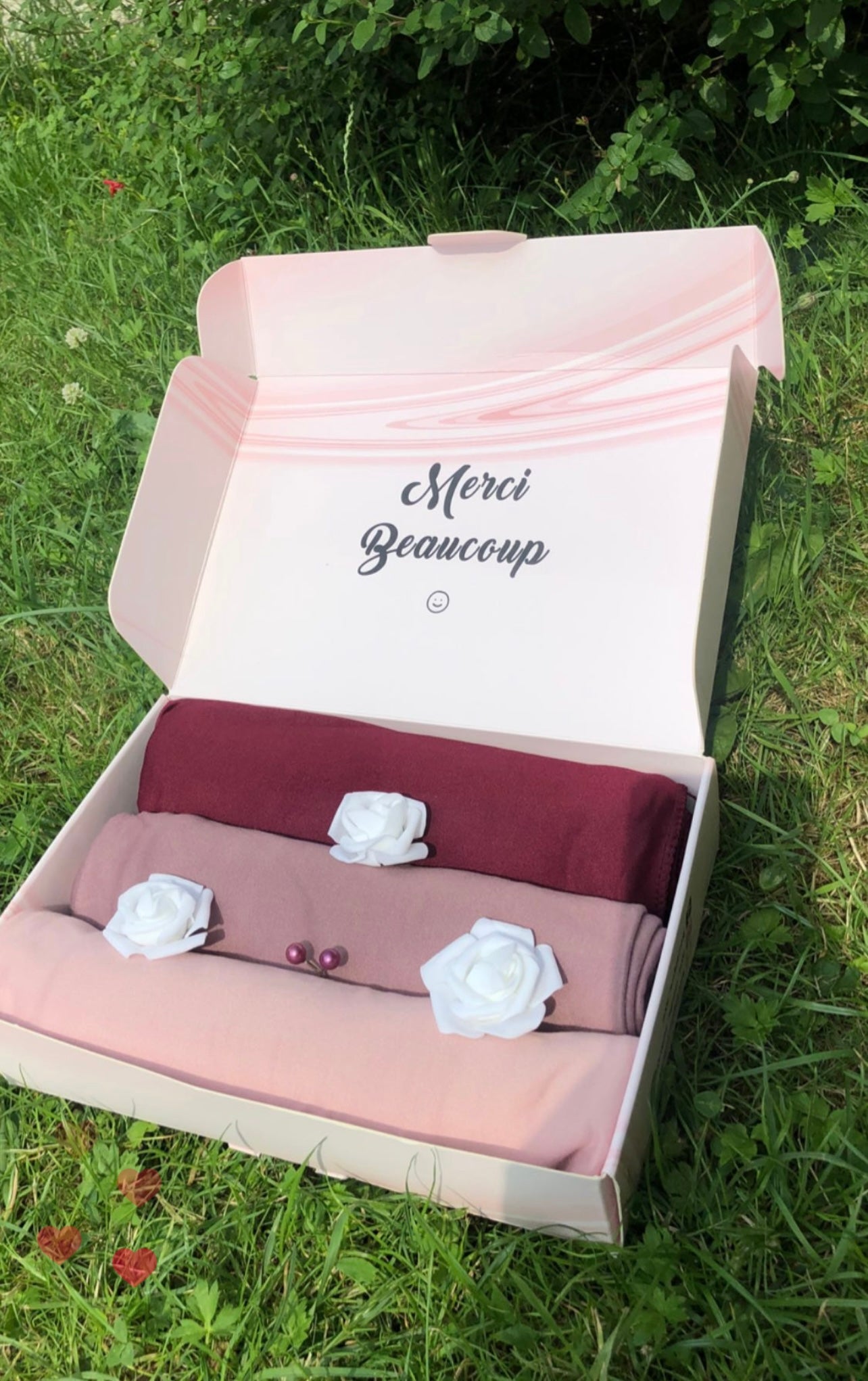 Coffret de trois voiles