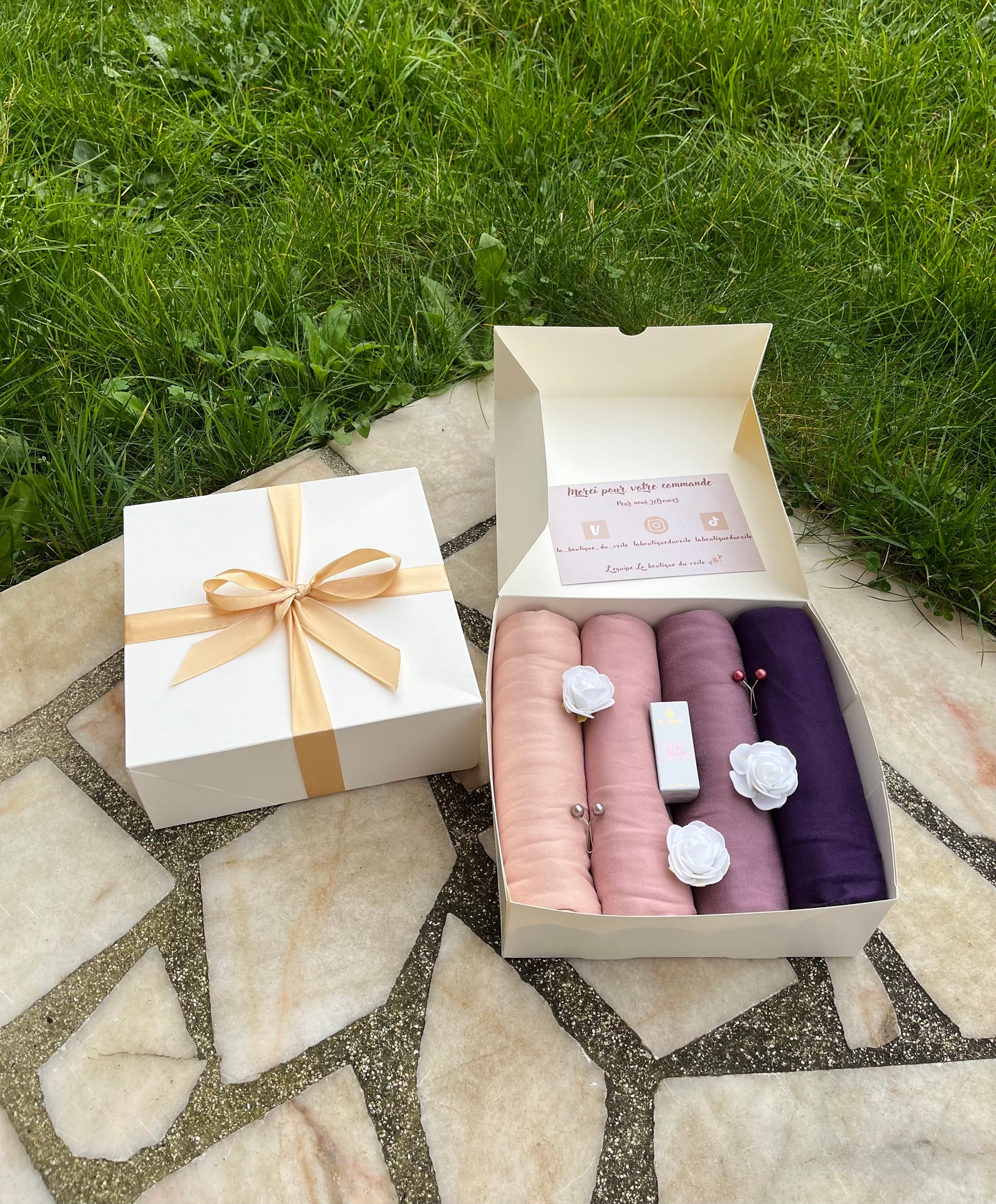 Coffret de quatre voiles