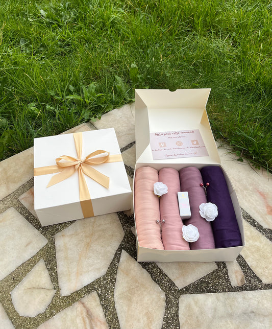Coffret de quatre voiles